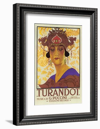 Portrait of Princess Turandot-null-Framed Photographic Print