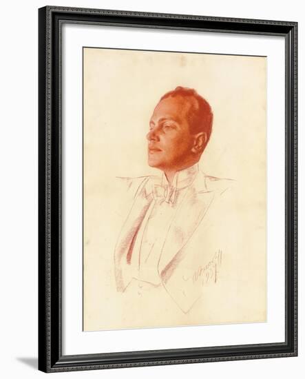 Portrait of Prokofiev, 1937-Alexander Yakovlev-Framed Giclee Print