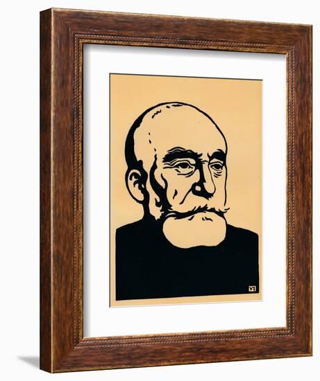 Portrait of Puvis De Chavannes, C1898-Félix Vallotton-Framed Giclee Print