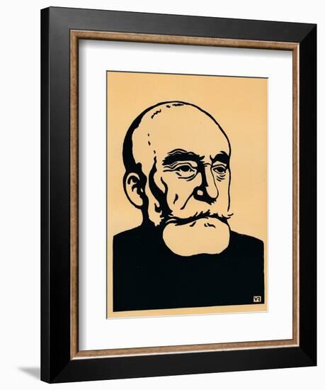 Portrait of Puvis De Chavannes, C1898-Félix Vallotton-Framed Giclee Print