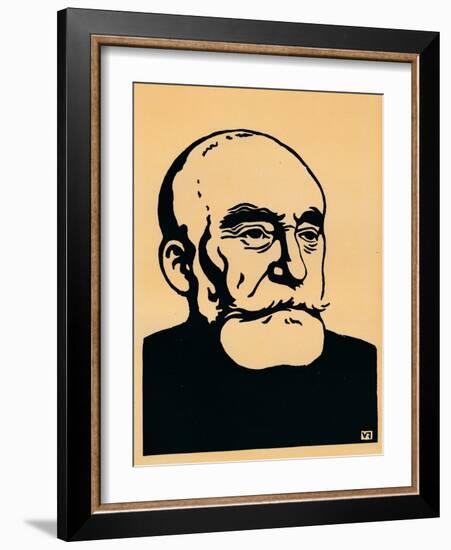 Portrait of Puvis De Chavannes, C1898-Félix Vallotton-Framed Giclee Print