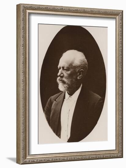 Portrait of Pyotr Ilyich Tchaikovsky-null-Framed Photographic Print