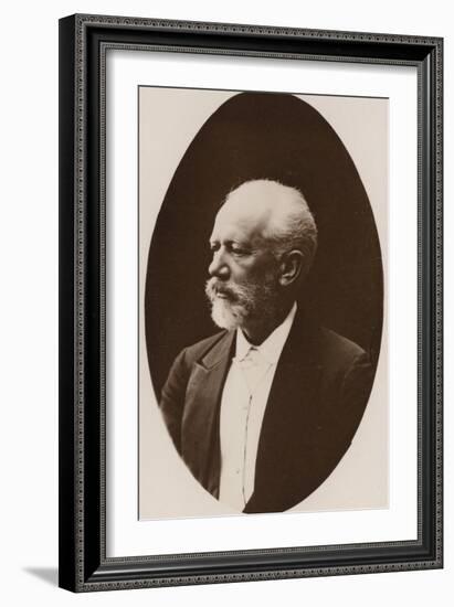 Portrait of Pyotr Ilyich Tchaikovsky-null-Framed Photographic Print