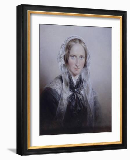 Portrait of Queen Adelaide, 1859-Edmund Thomas Parris-Framed Giclee Print