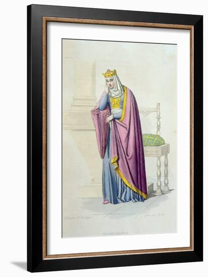 Portrait of Queen Brunhilda-Louis Boulanger-Framed Giclee Print