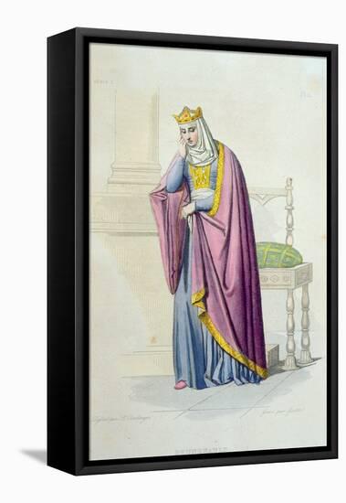 Portrait of Queen Brunhilda-Louis Boulanger-Framed Premier Image Canvas