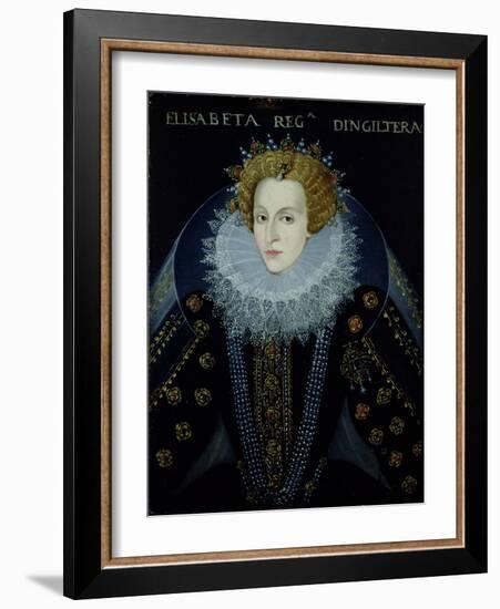 Portrait of Queen Elizabeth I (1533-1603)-John the Elder Bettes-Framed Giclee Print