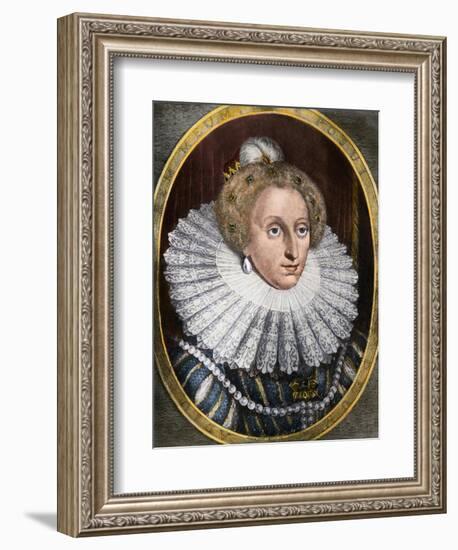 Portrait of Queen Elizabeth I-null-Framed Giclee Print