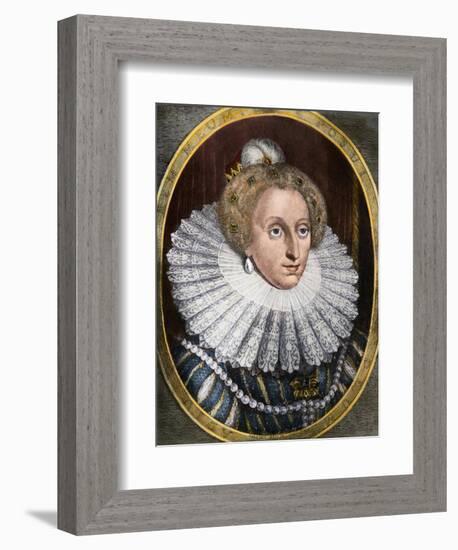 Portrait of Queen Elizabeth I-null-Framed Giclee Print