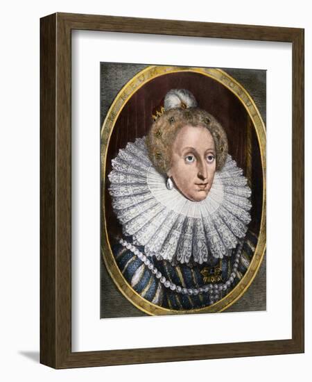 Portrait of Queen Elizabeth I-null-Framed Giclee Print