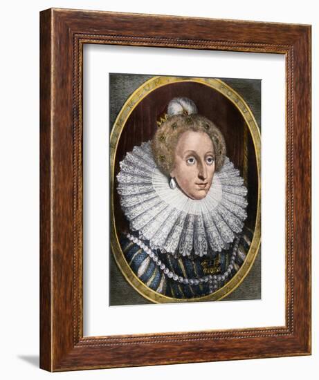 Portrait of Queen Elizabeth I--Framed Giclee Print