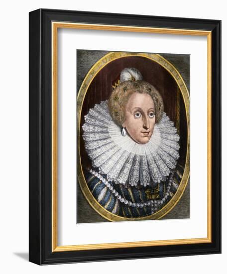 Portrait of Queen Elizabeth I-null-Framed Giclee Print