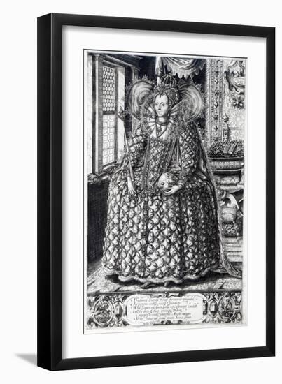 Portrait of Queen Elizabeth I-William Rogers-Framed Giclee Print