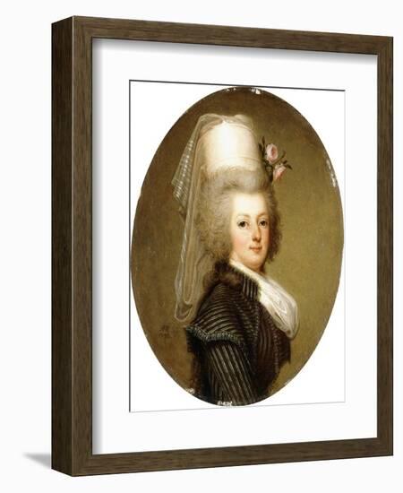 Portrait of Queen Marie Antoinette, 1793-Adolf Ulrich Wertmuller-Framed Giclee Print