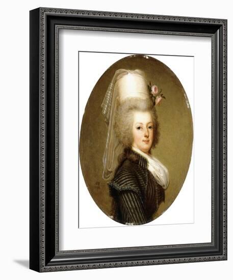 Portrait of Queen Marie Antoinette, 1793-Adolf Ulrich Wertmuller-Framed Giclee Print