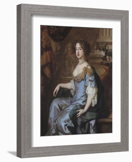 Portrait of Queen Mary II-Sir Peter Lely-Framed Giclee Print