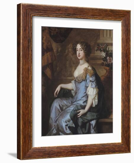 Portrait of Queen Mary II-Sir Peter Lely-Framed Giclee Print