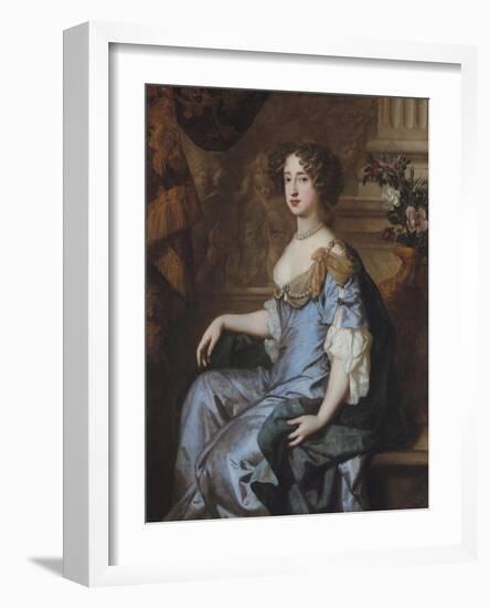 Portrait of Queen Mary II-Sir Peter Lely-Framed Giclee Print