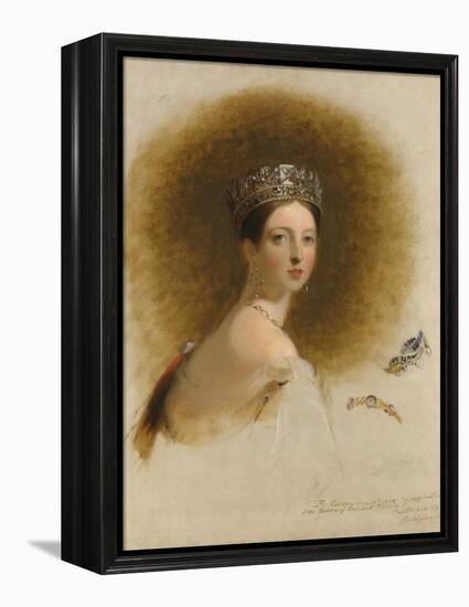 Portrait of Queen Victoria, 1838-Thomas Sully-Framed Premier Image Canvas