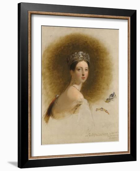 Portrait of Queen Victoria, 1838-Thomas Sully-Framed Giclee Print