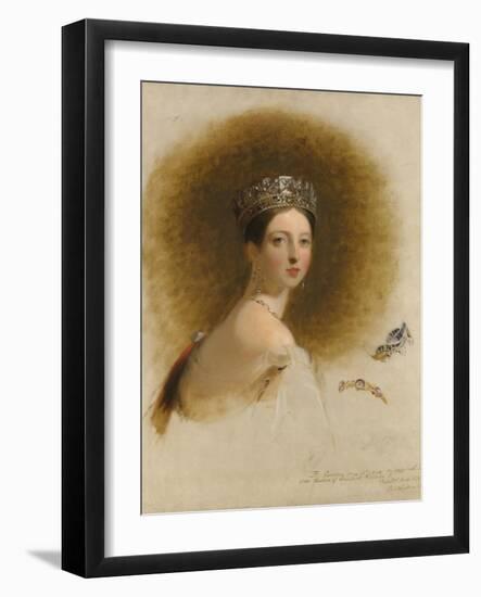 Portrait of Queen Victoria, 1838-Thomas Sully-Framed Giclee Print