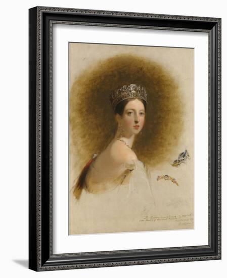 Portrait of Queen Victoria, 1838-Thomas Sully-Framed Giclee Print