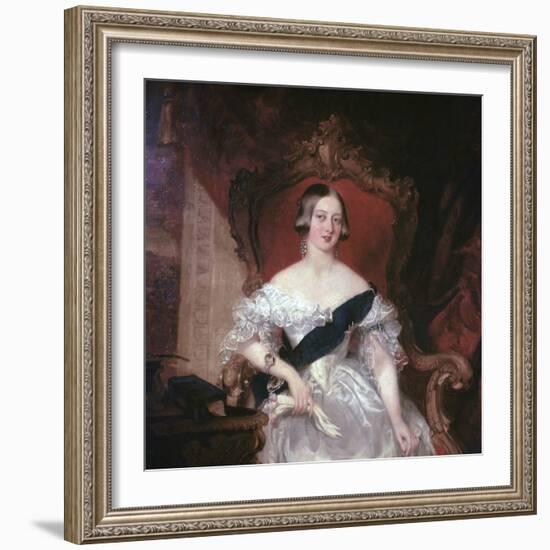 Portrait of Queen Victoria, 19th Century-Herbert Luther Smith-Framed Giclee Print