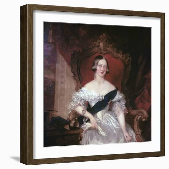 Portrait of Queen Victoria, 19th Century-Herbert Luther Smith-Framed Giclee Print