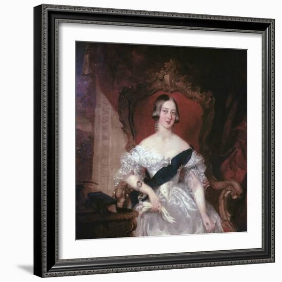 Portrait of Queen Victoria, 19th Century-Herbert Luther Smith-Framed Giclee Print