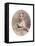 Portrait of Queen Victoria as a Child, 19th Century-null-Framed Premier Image Canvas