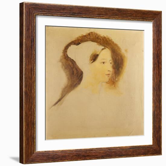 Portrait of Queen Victoria-Sir David Wilkie-Framed Giclee Print