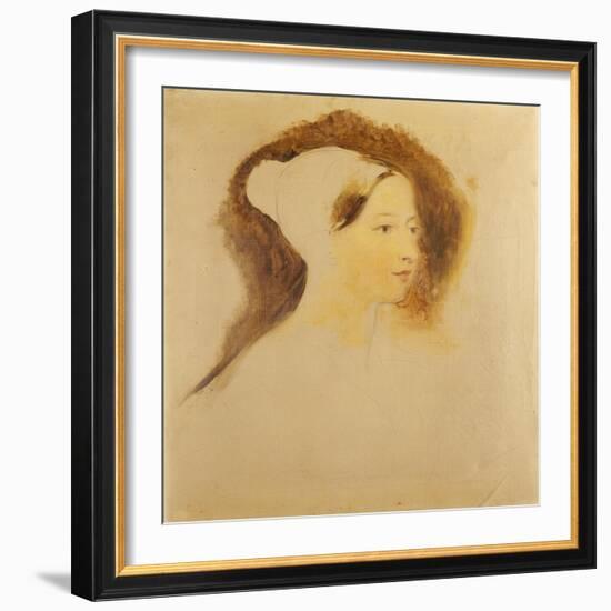 Portrait of Queen Victoria-Sir David Wilkie-Framed Giclee Print