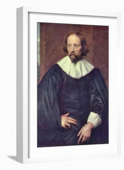 Portrait of Quintijn Simons-Sir Anthony Van Dyck-Framed Art Print