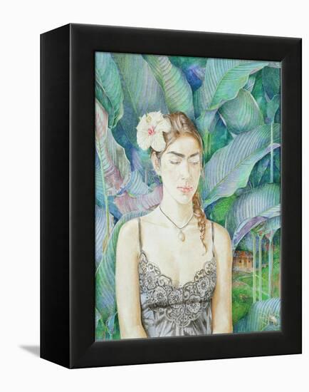 Portrait of Ranchero's Sister-In-Law, 1988-James Reeve-Framed Premier Image Canvas