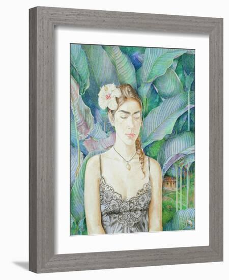 Portrait of Ranchero's Sister-In-Law, 1988-James Reeve-Framed Giclee Print