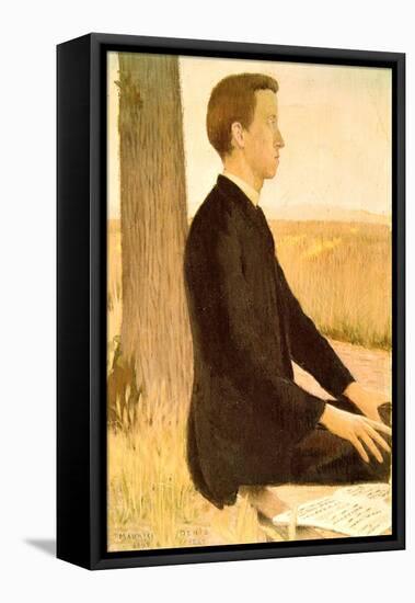 Portrait of Raphael Lemeunier, 1889-Maurice Denis-Framed Premier Image Canvas