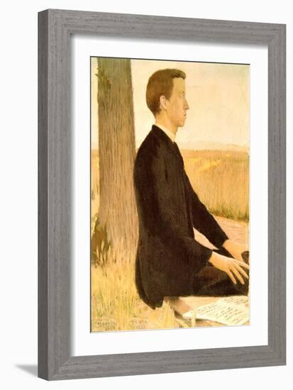 Portrait of Raphael Lemeunier, 1889-Maurice Denis-Framed Giclee Print