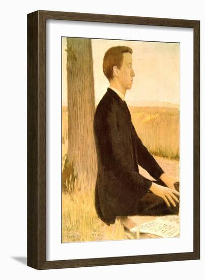 Portrait of Raphael Lemeunier, 1889-Maurice Denis-Framed Giclee Print