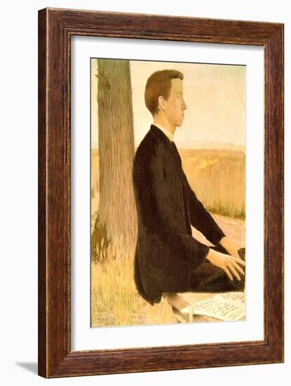 Portrait of Raphael Lemeunier, 1889-Maurice Denis-Framed Giclee Print