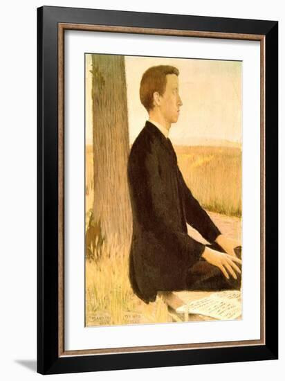 Portrait of Raphael Lemeunier, 1889-Maurice Denis-Framed Giclee Print