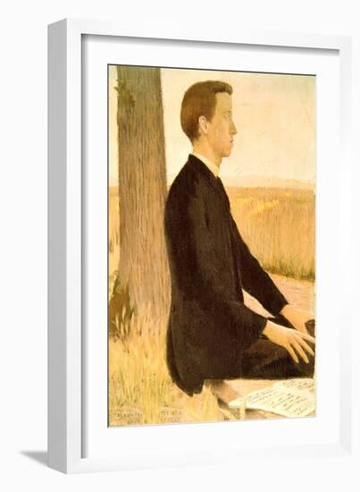 Portrait of Raphael Lemeunier, 1889-Maurice Denis-Framed Giclee Print