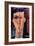 Portrait of Raymond-Amedeo Modigliani-Framed Art Print