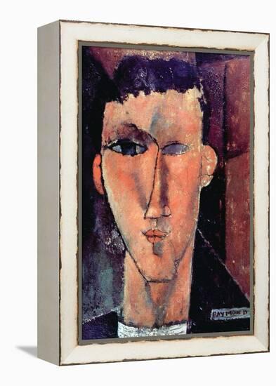 Portrait of Raymond-Amedeo Modigliani-Framed Stretched Canvas