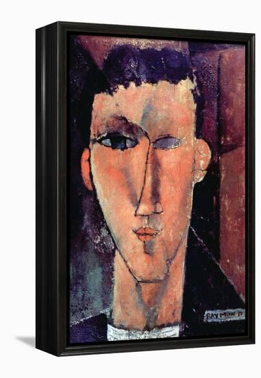 Portrait of Raymond-Amedeo Modigliani-Framed Stretched Canvas