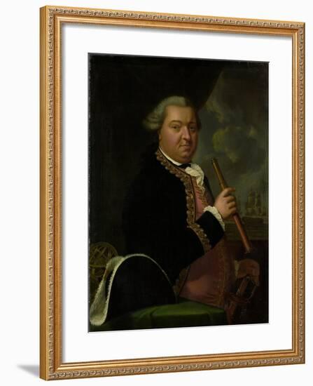 Portrait of Rear-Admiral Willem Crul-null-Framed Art Print