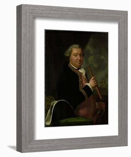 Portrait of Rear-Admiral Willem Crul-null-Framed Art Print