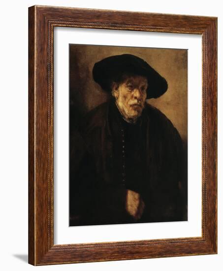 Portrait of Rembrandt's Brother, Andrien Van Rijn'?, 1654-Rembrandt van Rijn-Framed Giclee Print