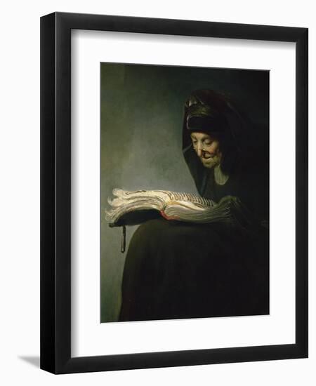 Portrait of Rembrandt's Mother-Rembrandt van Rijn-Framed Giclee Print