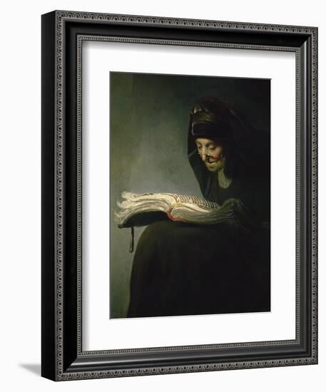 Portrait of Rembrandt's Mother-Rembrandt van Rijn-Framed Giclee Print