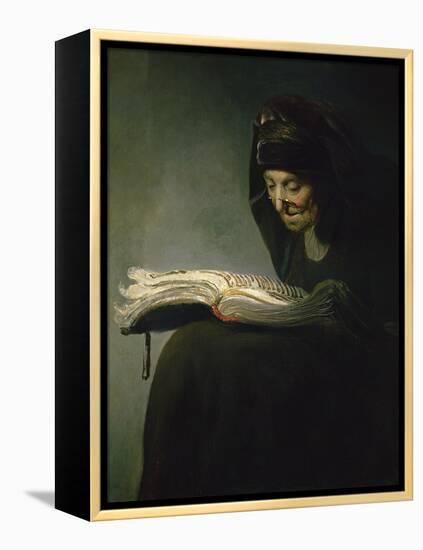 Portrait of Rembrandt's Mother-Rembrandt van Rijn-Framed Premier Image Canvas